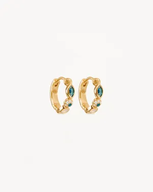 18k Gold Vermeil Protection of Eye Hoops Bycharlotte