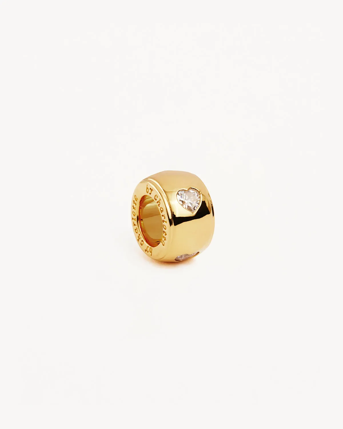18k Gold Vermeil Radiant Heart Petal Charm Bycharlotte