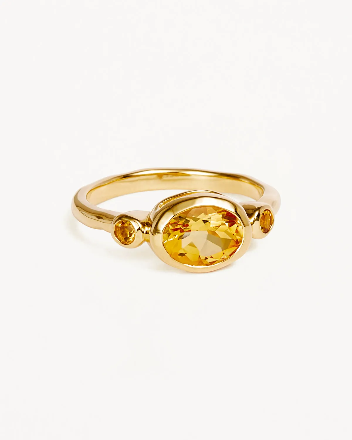 18k Gold Vermeil Radiant Soul Ring - Sun Bycharlotte