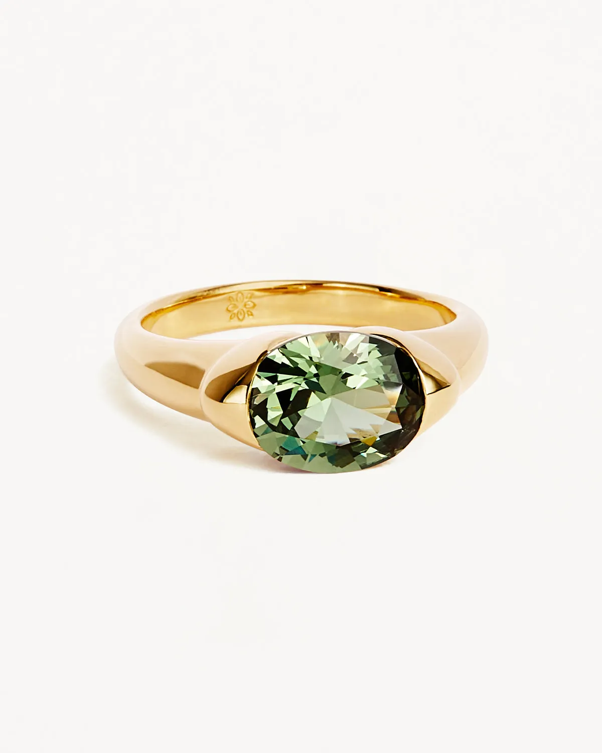 18k Gold Vermeil Sacred Jewel Ring - Forest Bycharlotte
