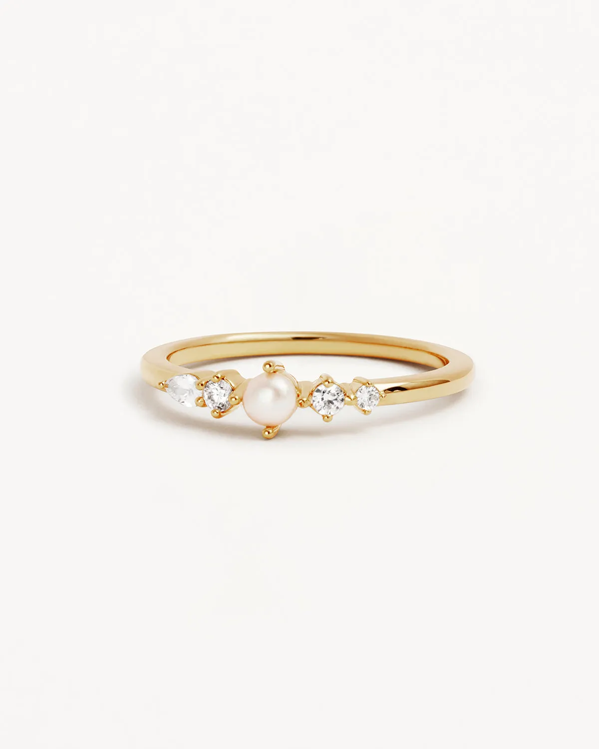 18k Gold Vermeil Sea Foam Ring Bycharlotte