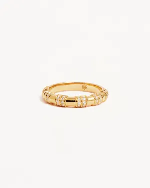 18k Gold Vermeil Shine Bright Ring Bycharlotte