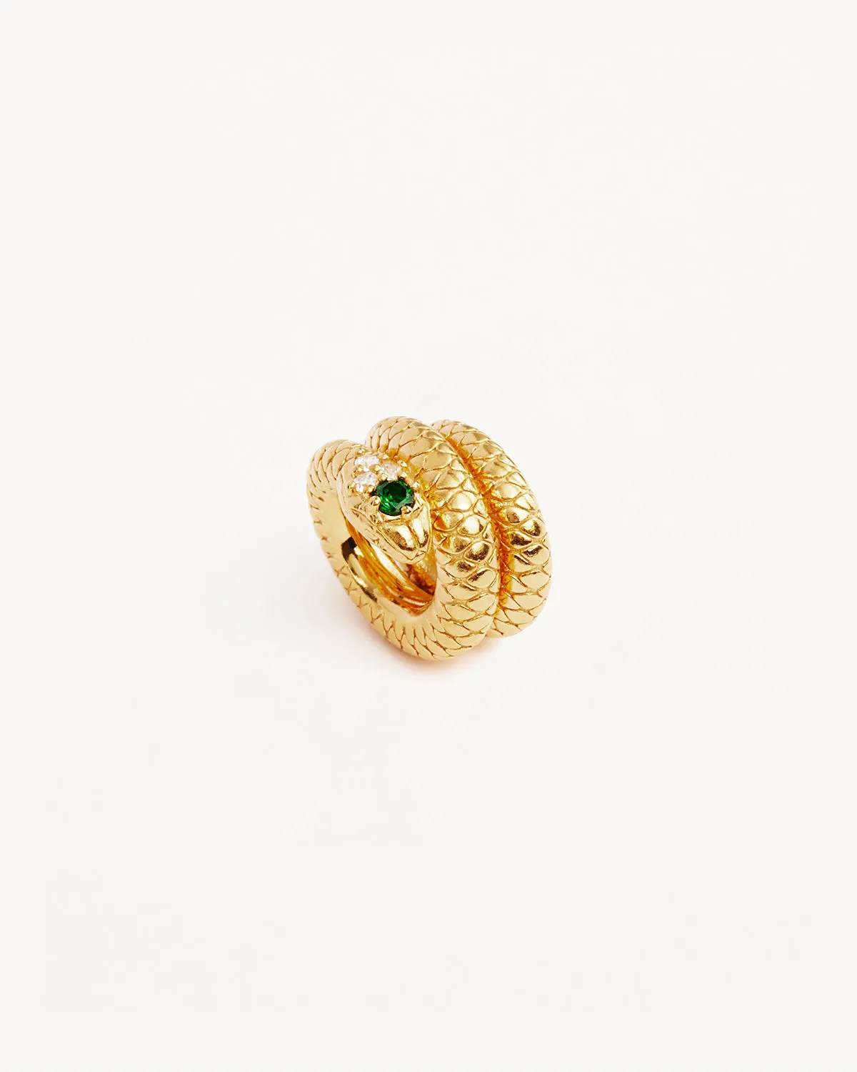 18k Gold Vermeil Snake Petal Charm Bycharlotte