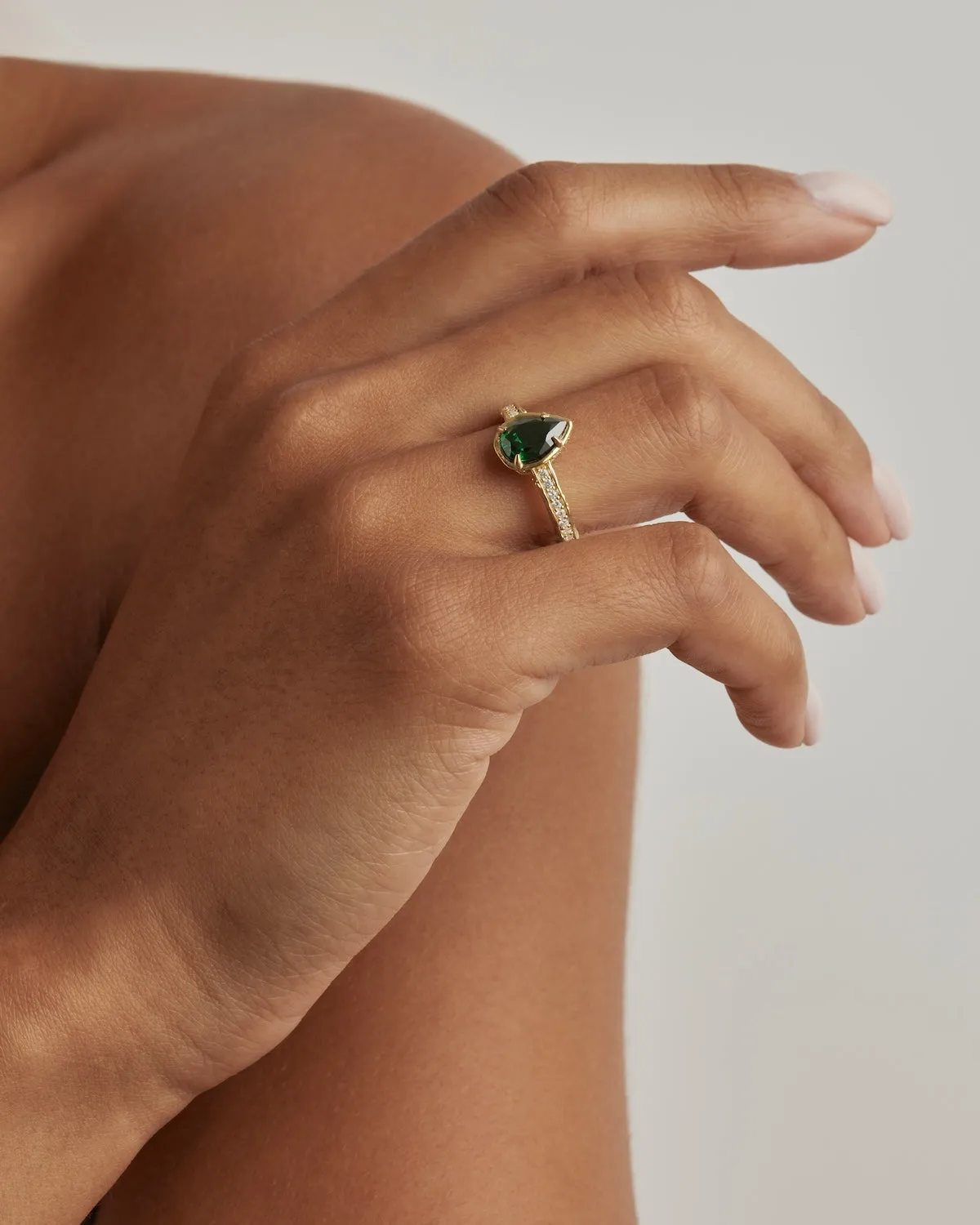 18k Gold Vermeil Soul Searching Ring Bycharlotte