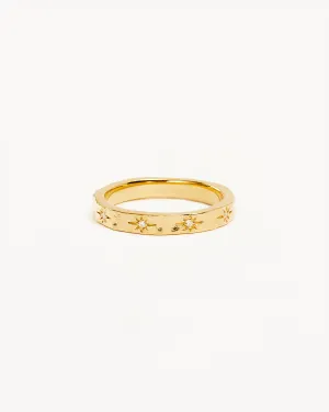 18k Gold Vermeil Stardust Ring Bycharlotte