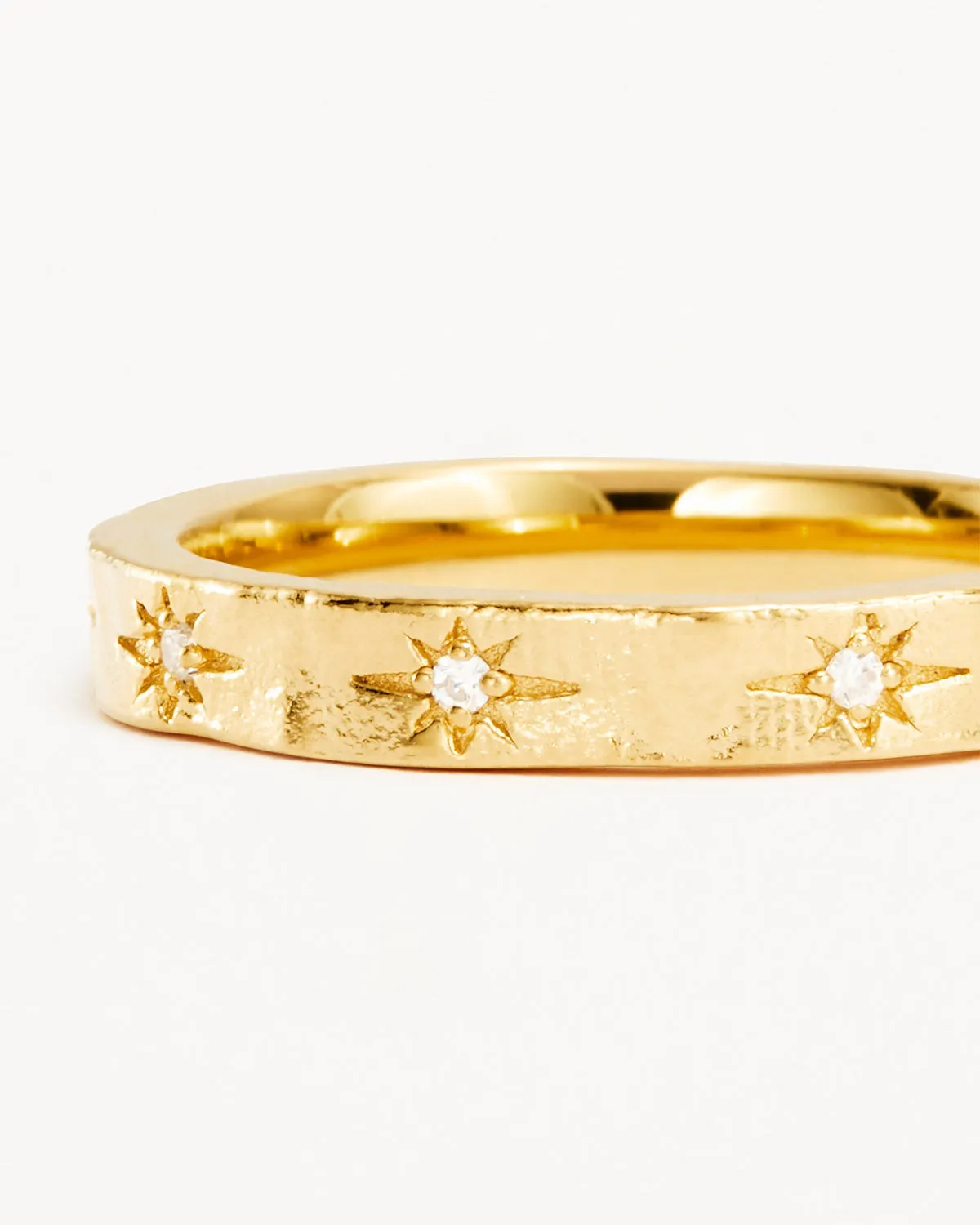 18k Gold Vermeil Stardust Ring Bycharlotte