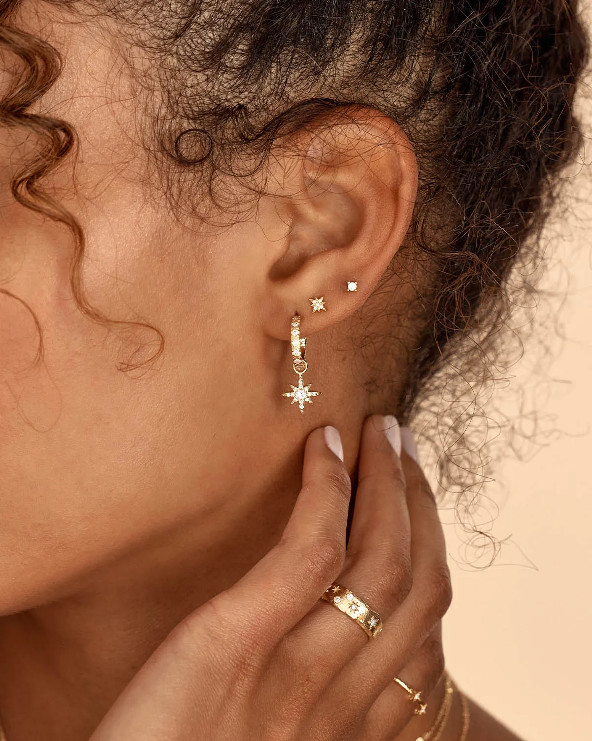 18k Gold Vermeil Starlight Earrings Bycharlotte