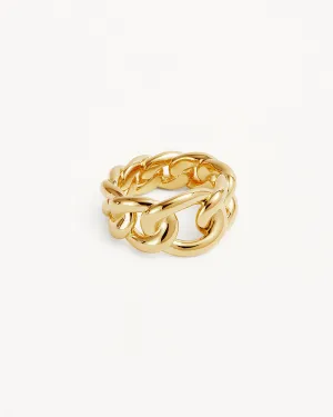 18k Gold Vermeil Strength Ring Bycharlotte