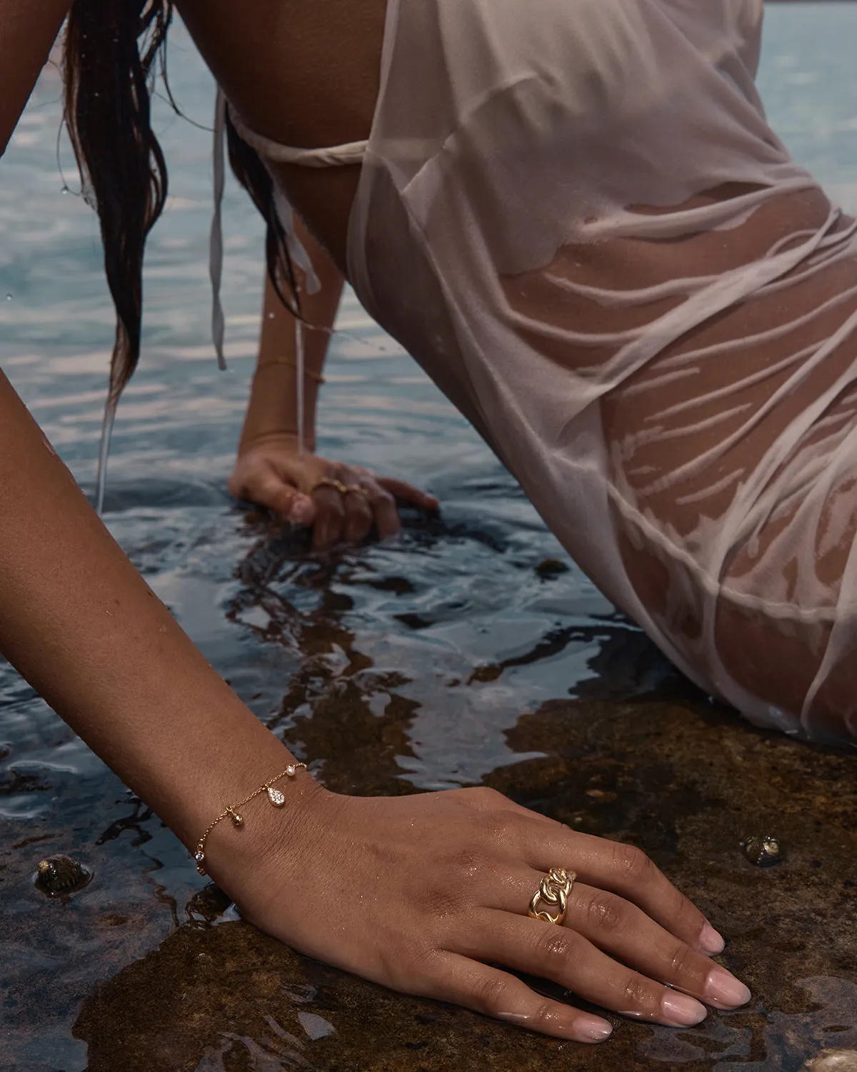 18k Gold Vermeil Strength Ring Bycharlotte