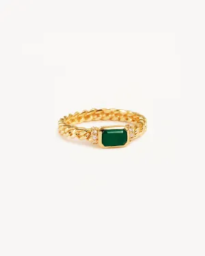 18k Gold Vermeil Strength Within Ring Bycharlotte