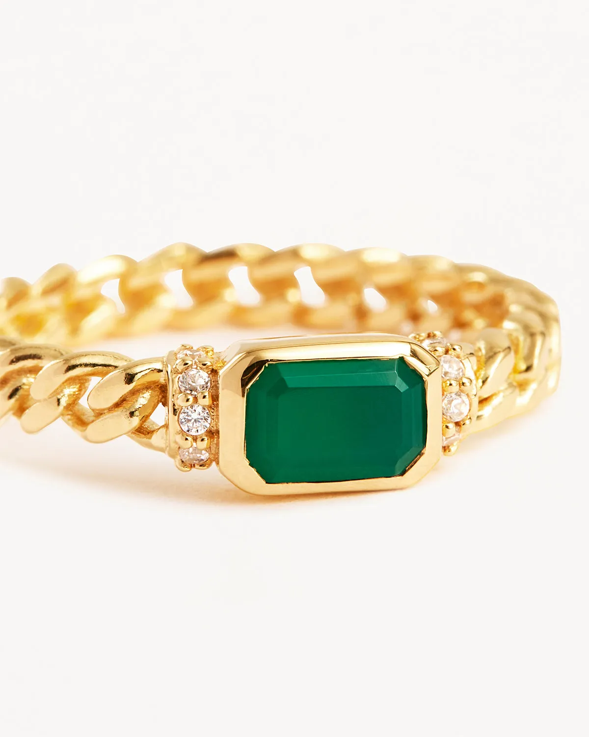 18k Gold Vermeil Strength Within Ring Bycharlotte