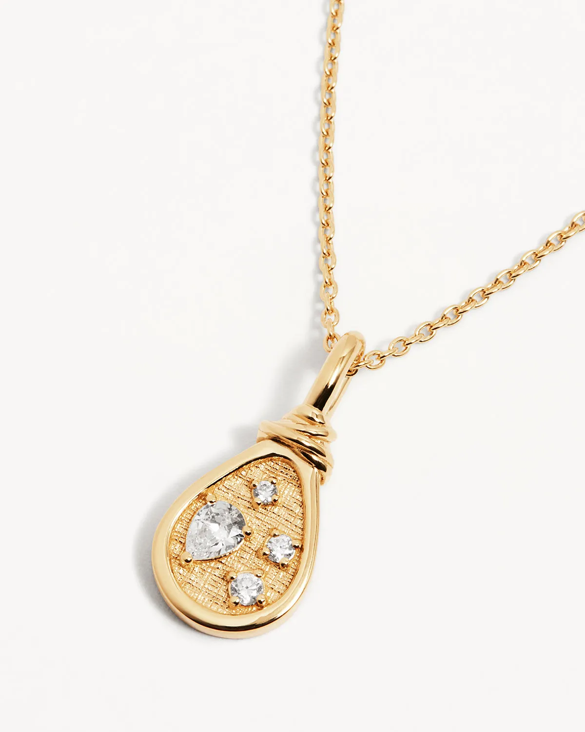 18k Gold Vermeil Sunkissed Horizon Necklace Bycharlotte