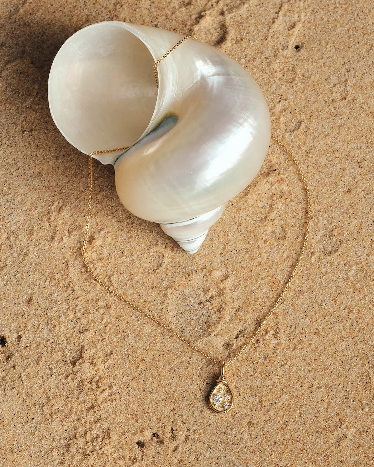 18k Gold Vermeil Sunkissed Horizon Necklace Bycharlotte