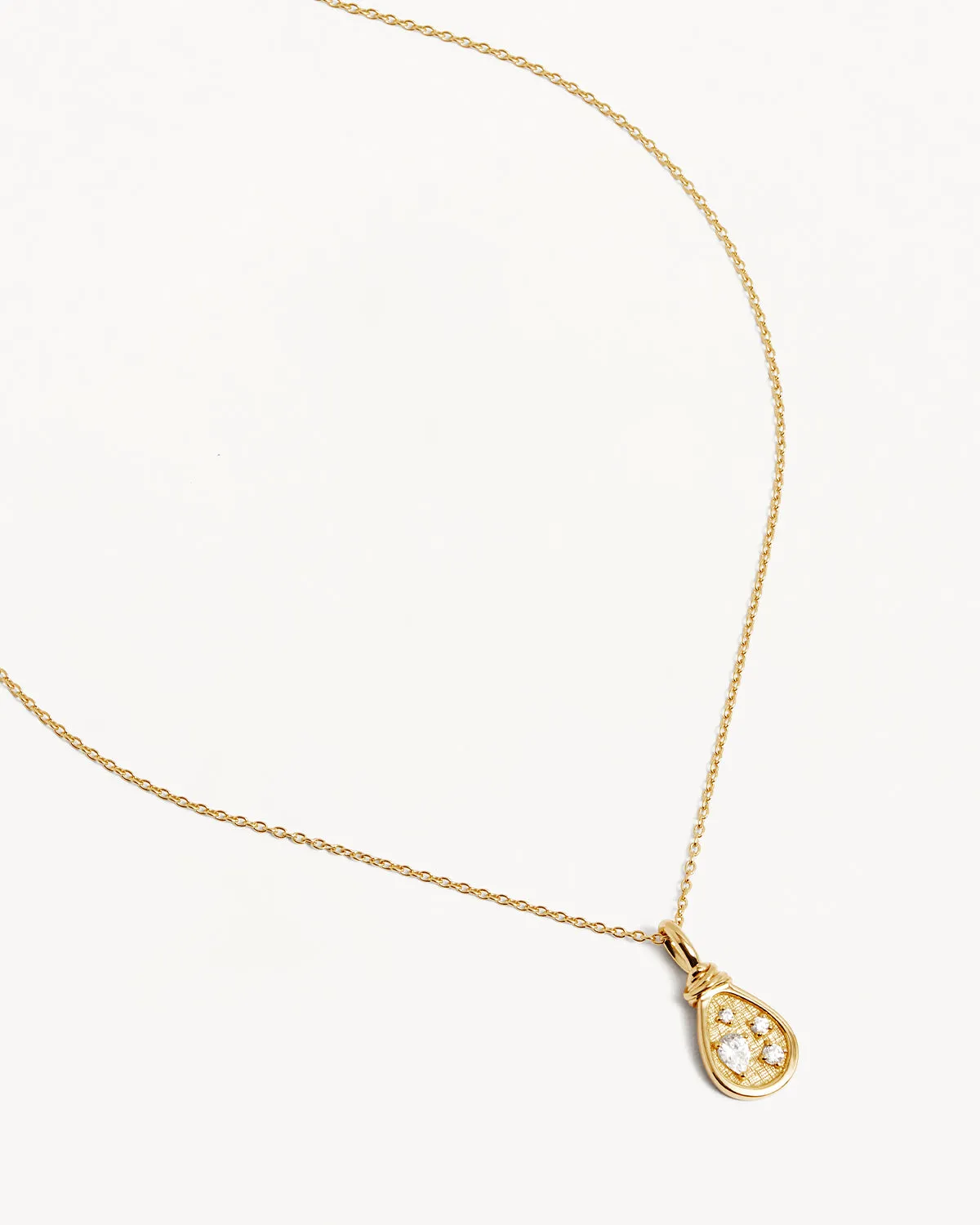 18k Gold Vermeil Sunkissed Horizon Necklace Bycharlotte