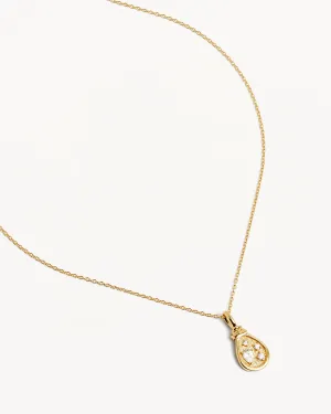 18k Gold Vermeil Sunkissed Horizon Necklace Bycharlotte