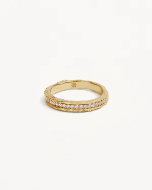 18k Gold Vermeil Sunkissed Horizon Ring Bycharlotte