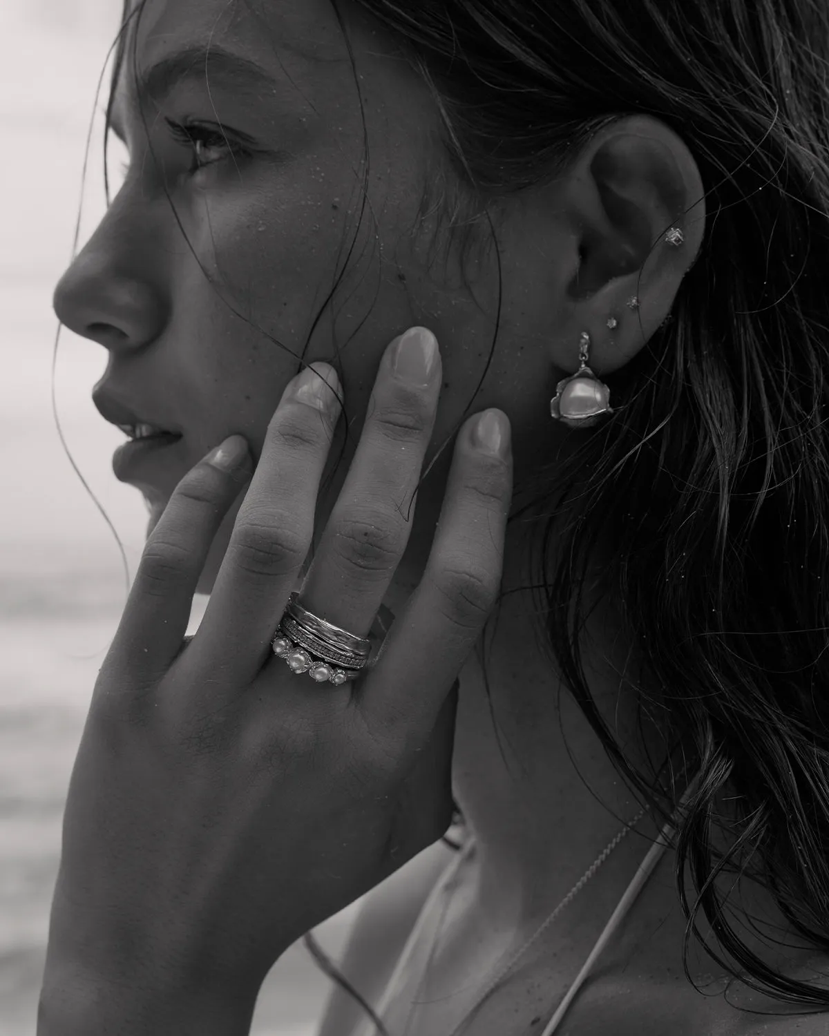 18k Gold Vermeil Sunkissed Horizon Ring Bycharlotte