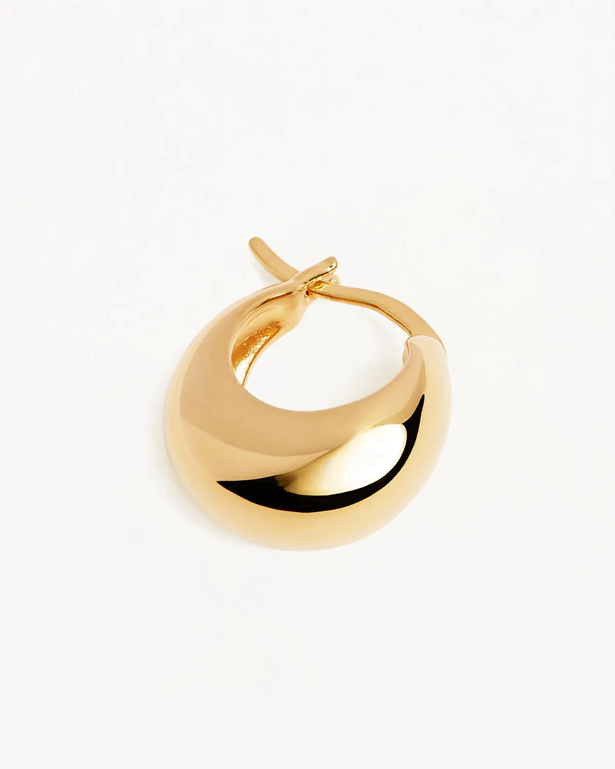 18k Gold Vermeil Sunkissed Small Hoops Bycharlotte