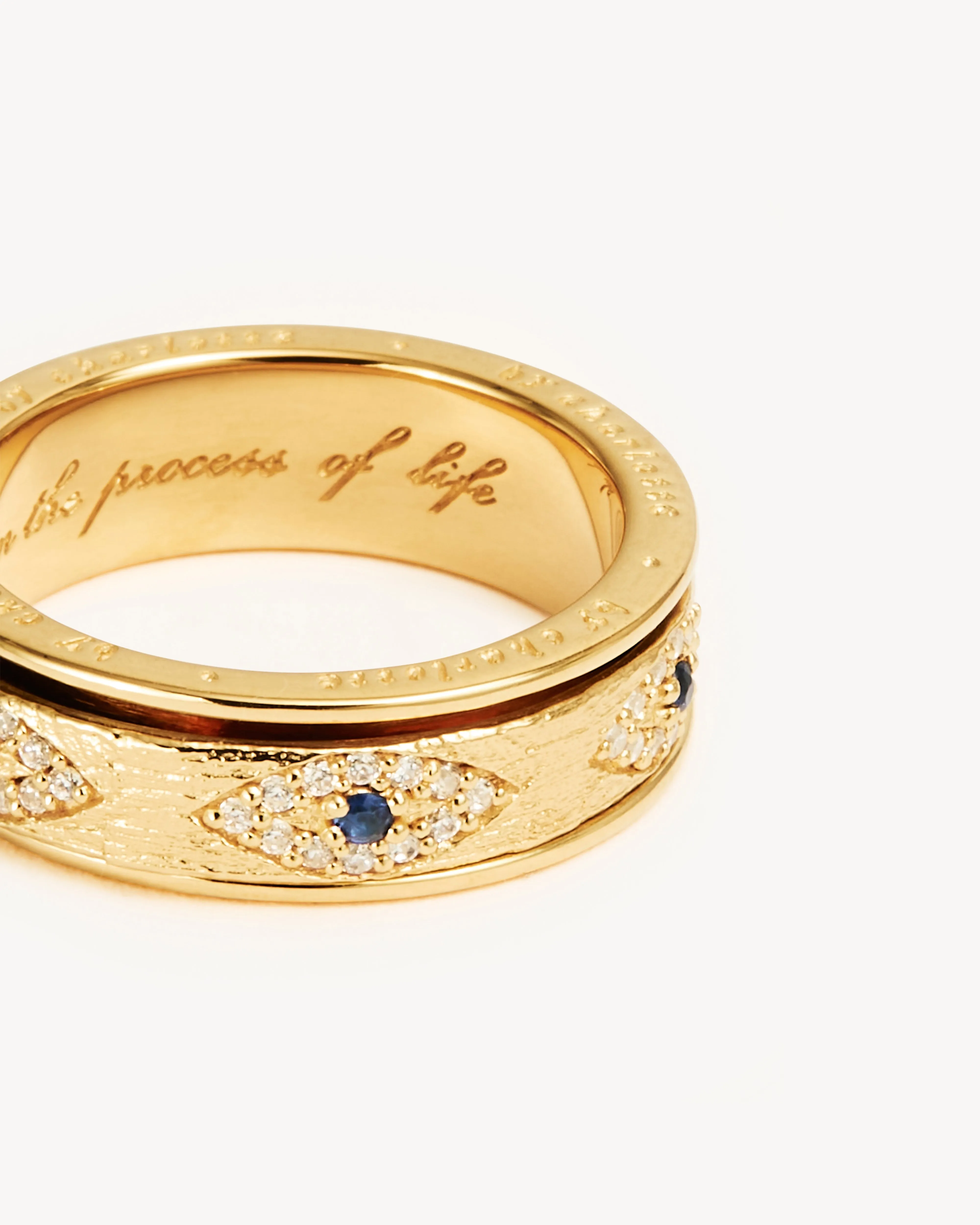 18k Gold Vermeil Trust Spinning Meditation Ring Bycharlotte
