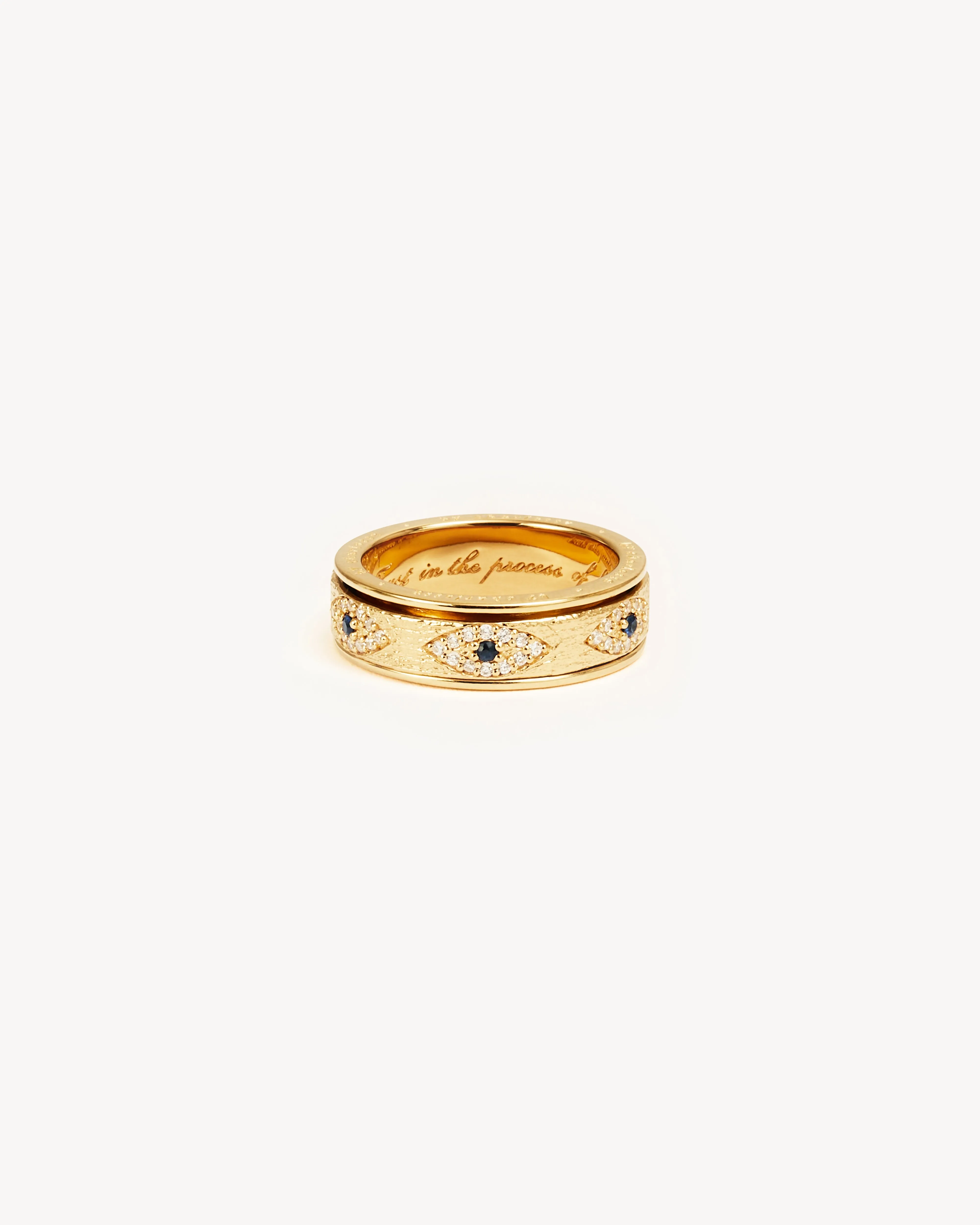 18k Gold Vermeil Trust Spinning Meditation Ring Bycharlotte