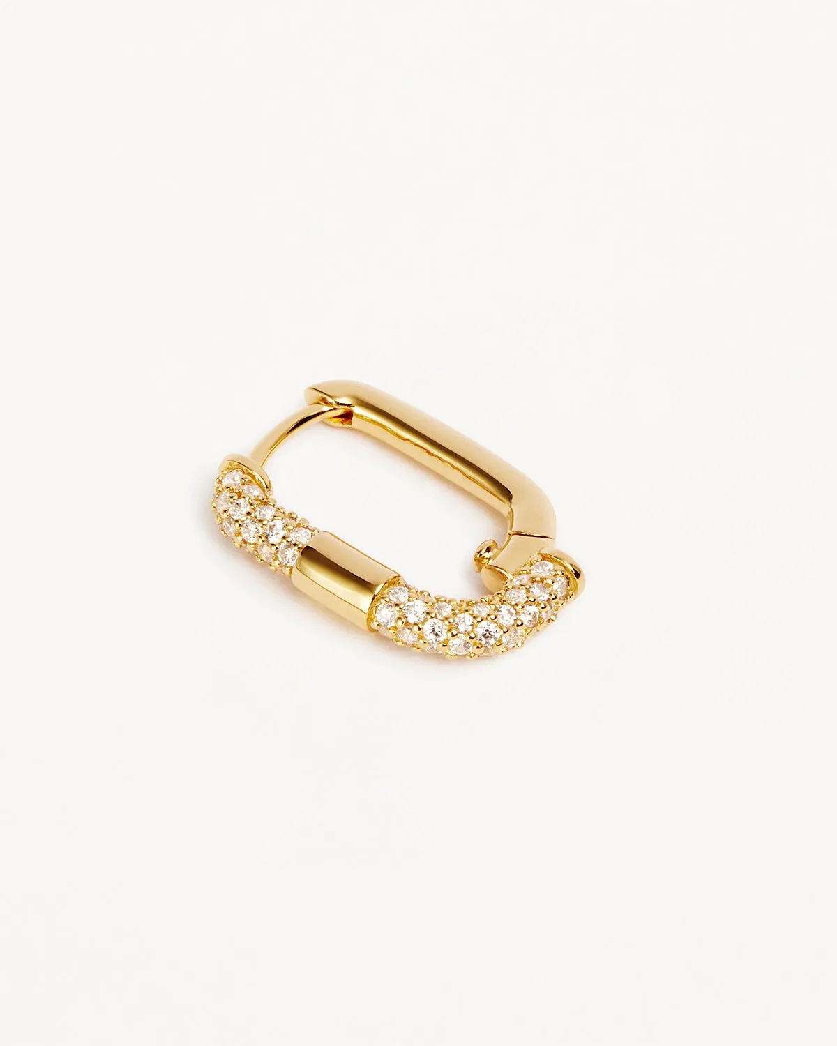 18k Gold Vermeil Unlock Your Potential Hoops Bycharlotte
