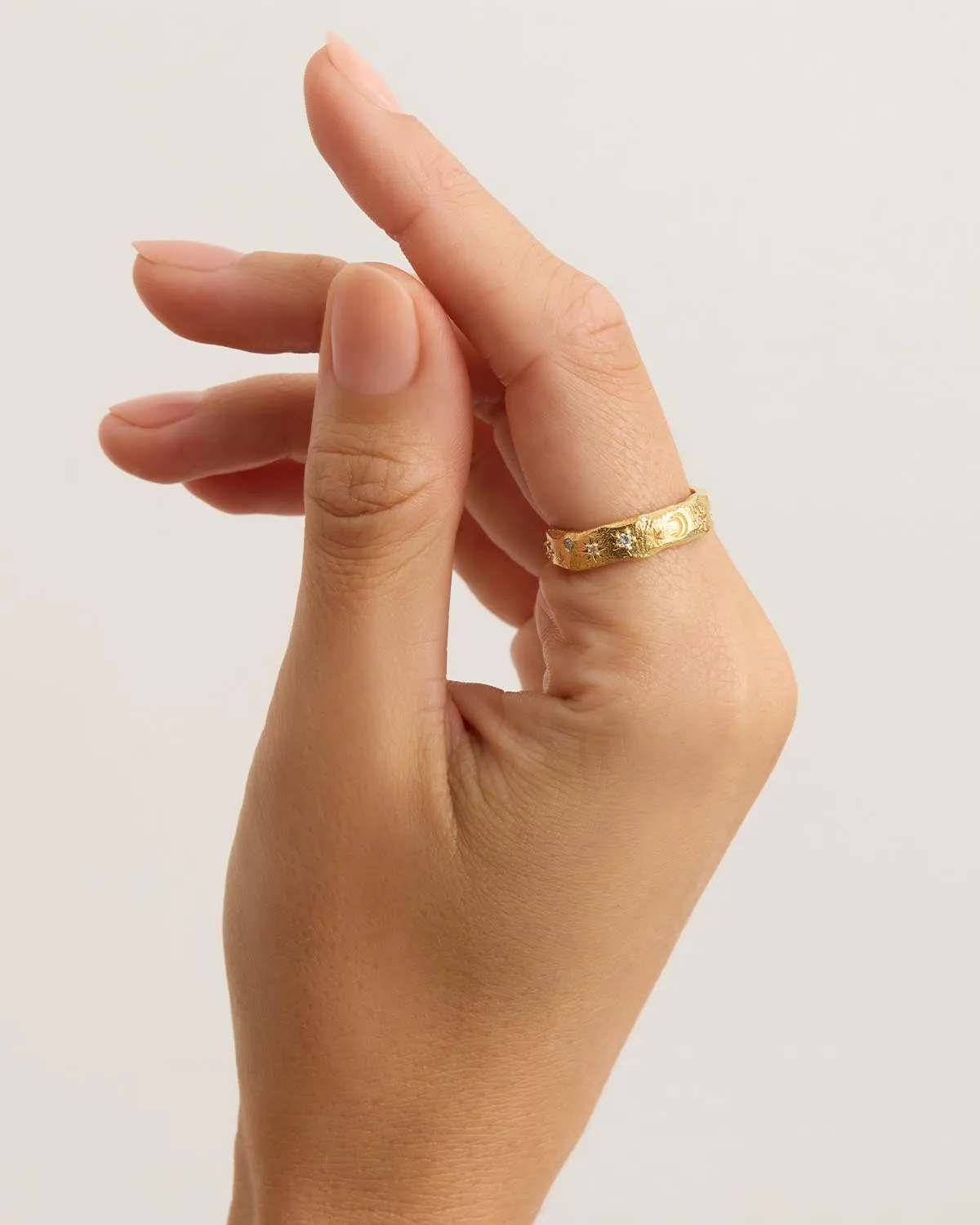 18k Gold Vermeil Wanderer Ring Bycharlotte
