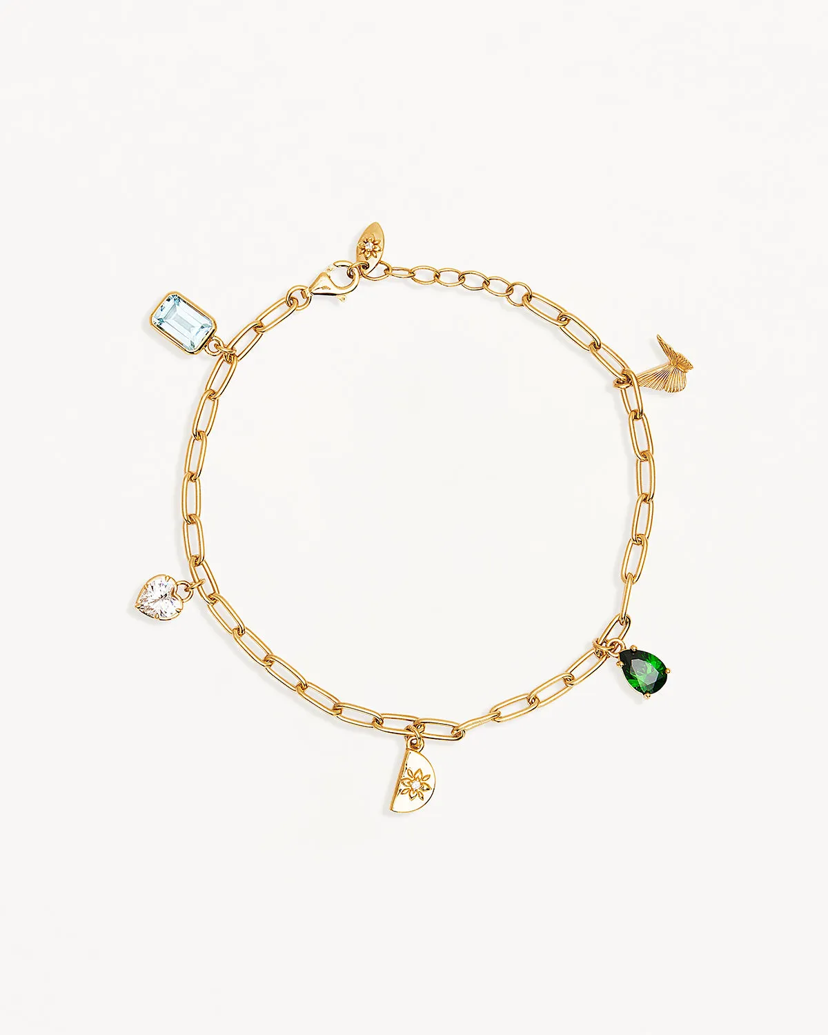 18k Gold Vermeil Wanderlust Charm Bracelet Bycharlotte