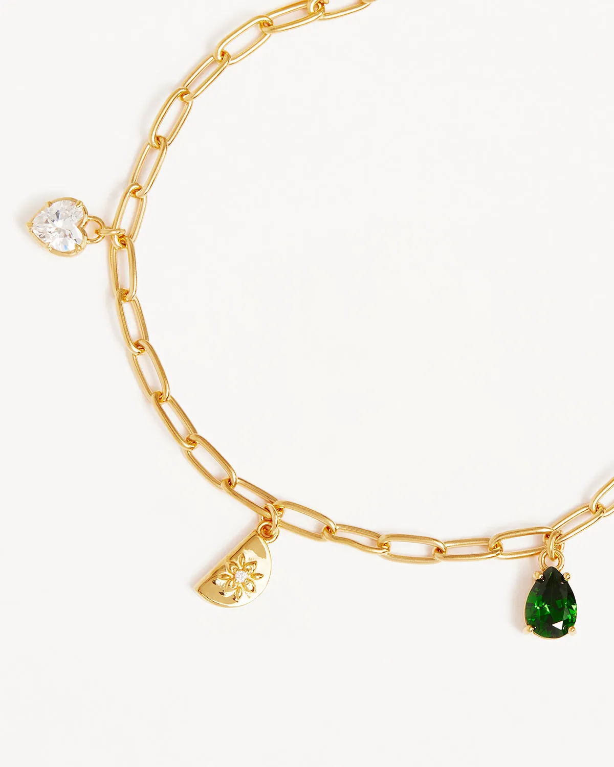 18k Gold Vermeil Wanderlust Charm Bracelet Bycharlotte