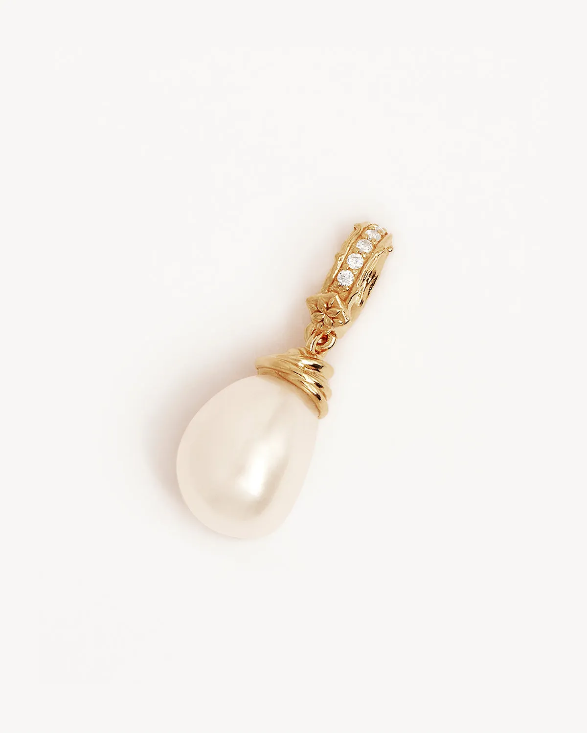 18k Gold Vermeil Whispers of Tranquillity Pearl Pendant Bycharlotte