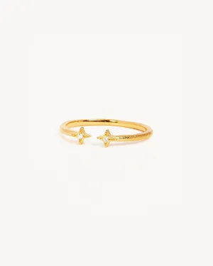 18k Gold Vermeil Wish Ring Bycharlotte