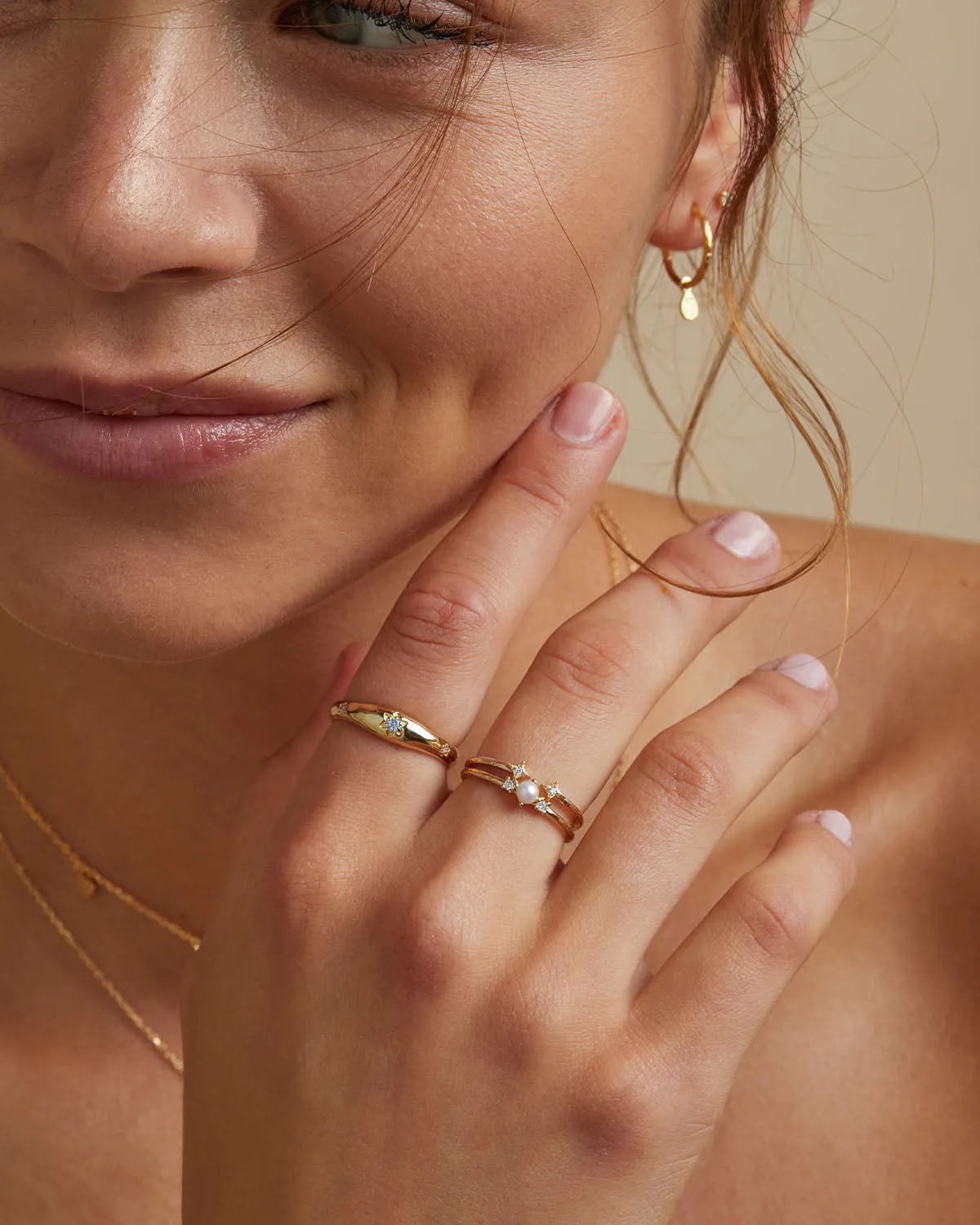 18k Gold Vermeil Wish Ring Bycharlotte