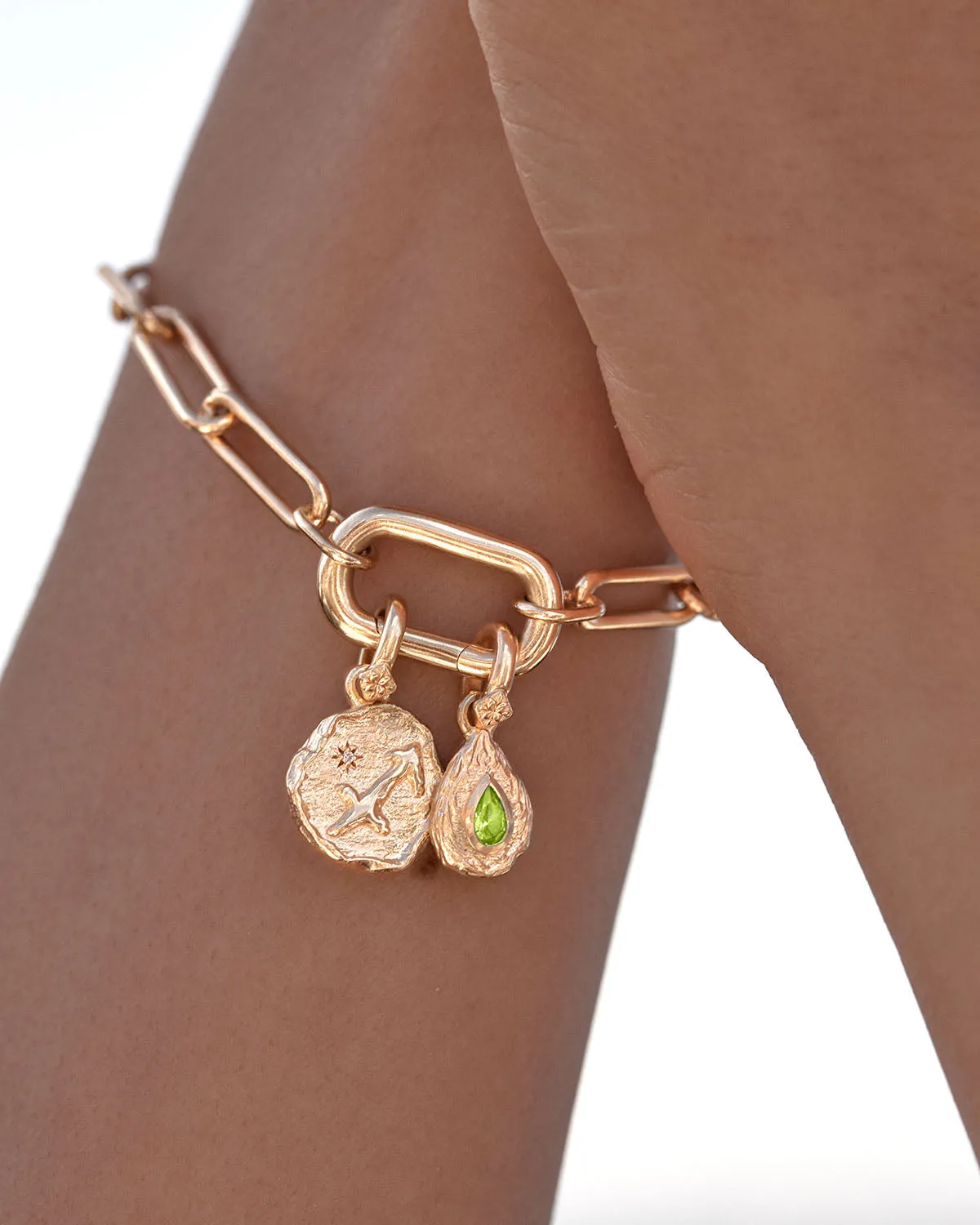 18k Gold Vermeil With Love Annex Link Bracelet Bycharlotte
