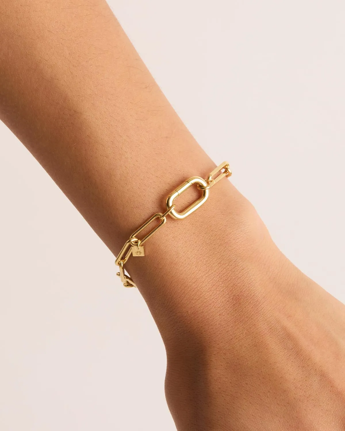 18k Gold Vermeil With Love Annex Link Bracelet Bycharlotte