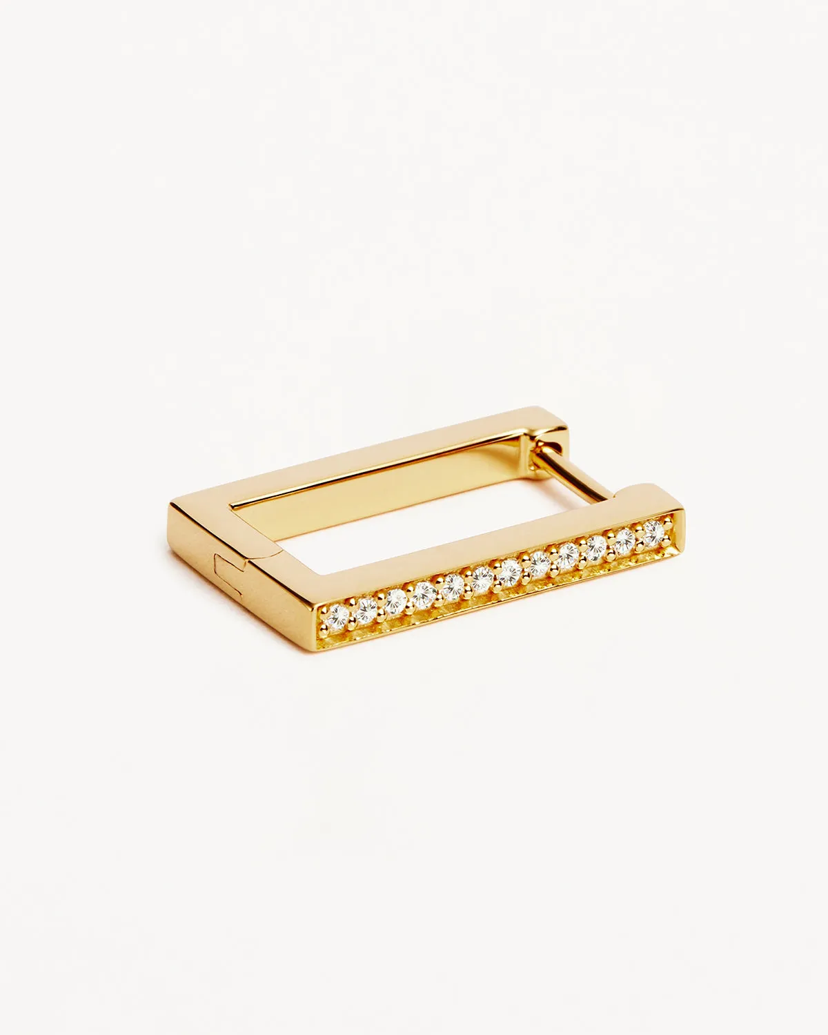 18k Gold Vermeil With Love Hoops Bycharlotte