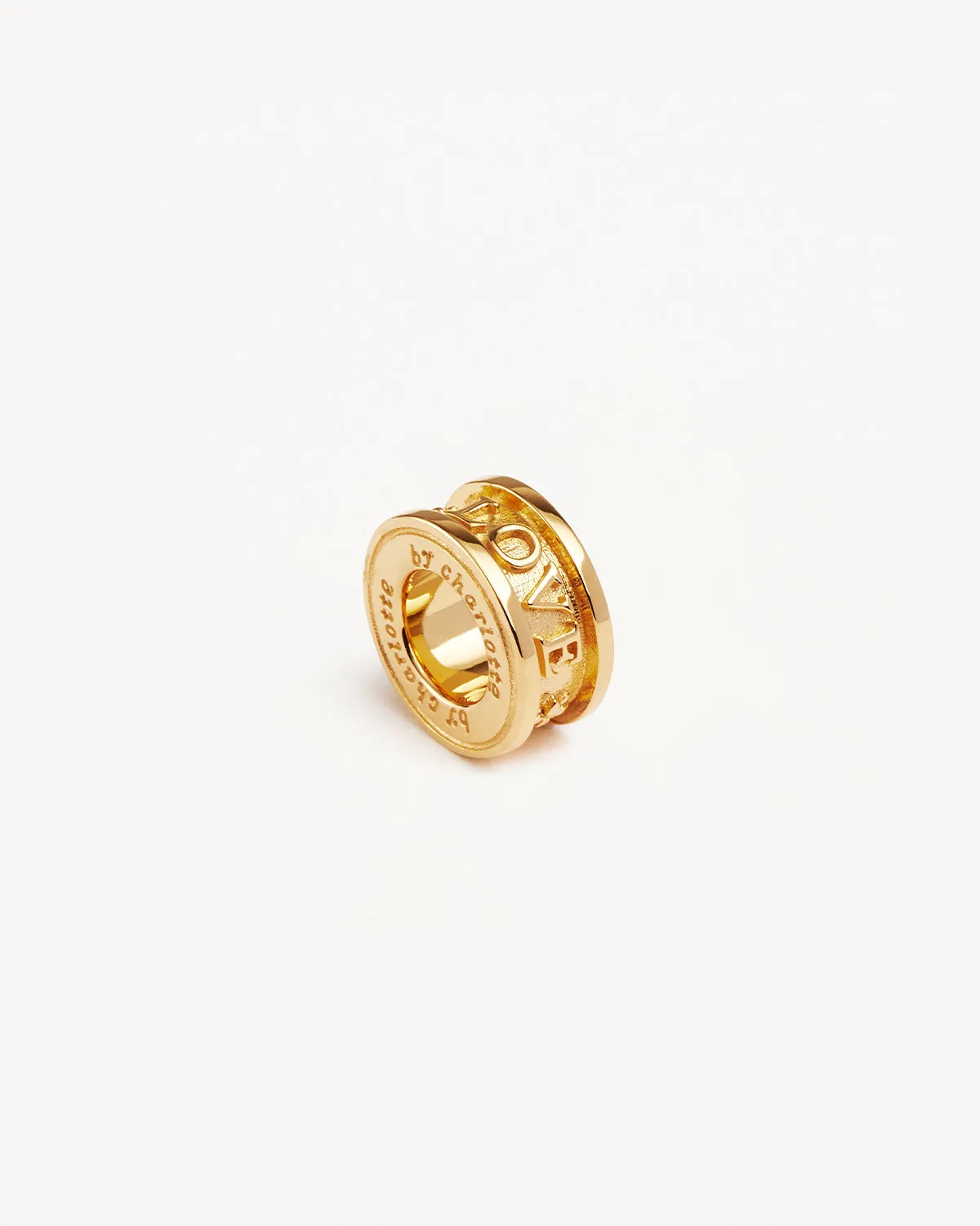18k Gold Vermeil With Love Petal Charm Bycharlotte