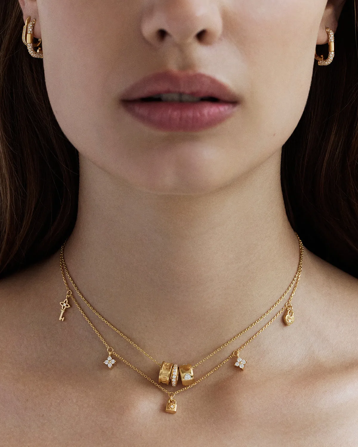 18k Gold Vermeil With Love Petal Charm Bycharlotte