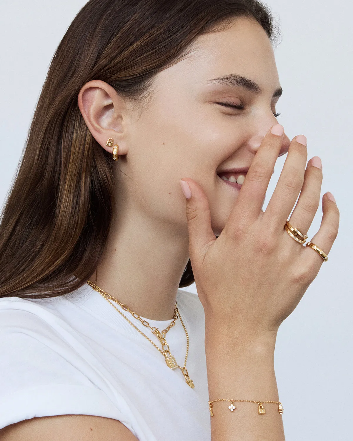 18k Gold Vermeil With Love Ring Bycharlotte