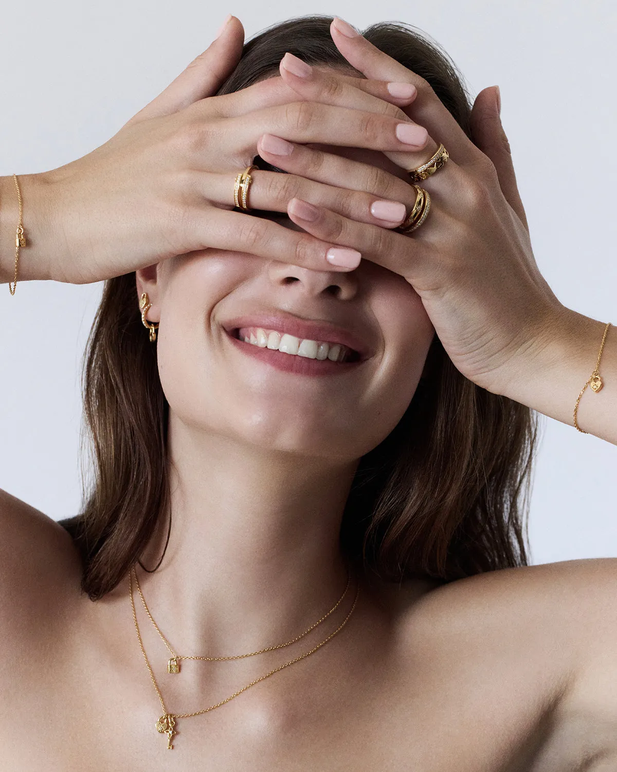 18k Gold Vermeil With Love Ring Bycharlotte