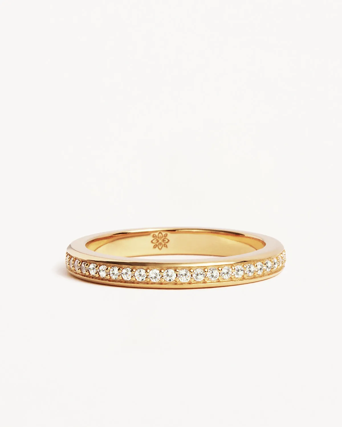18k Gold Vermeil With Love Ring Bycharlotte