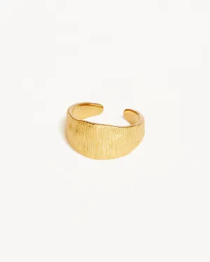 18k Gold Vermeil Woven Light Ring Bycharlotte