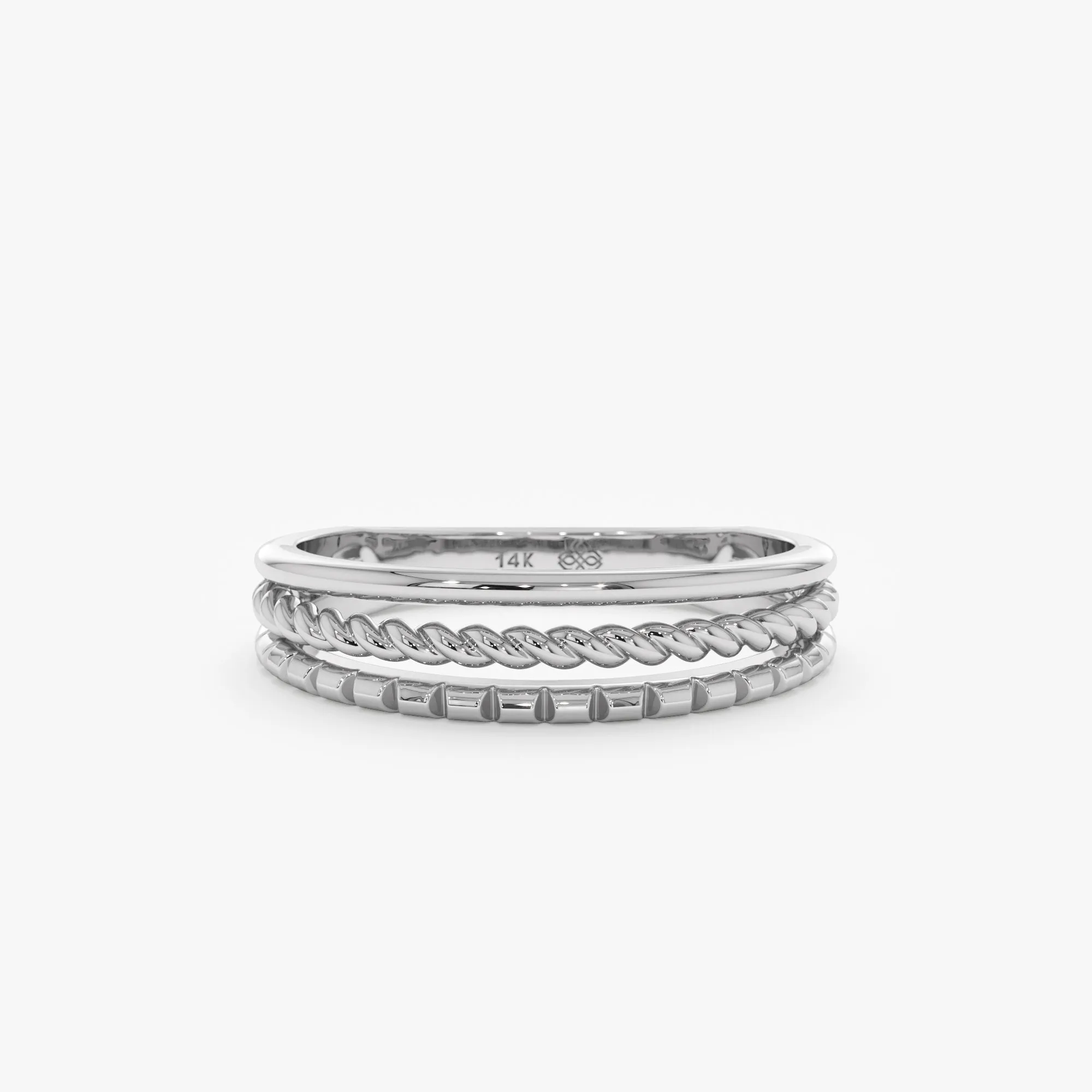 3 Design Ring Stack, Trinity SARAHELISE