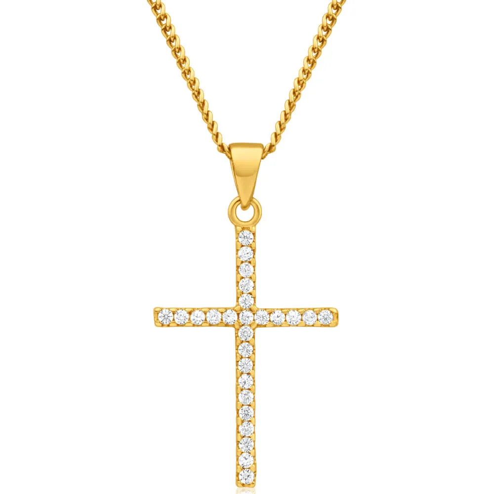 9ct Dazzling Yellow Gold Cubic Zirconia Pendant Shiels
