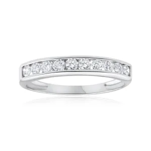 9ct White Gold Exquisite Diamond Ring Shiels