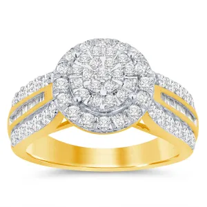 9ct Yellow Gold 1 Carat Diamond Ring Shiels