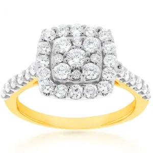 9ct Yellow Gold 1 Carat Luminesce Laboratory Grown Diamond Ring Shiels