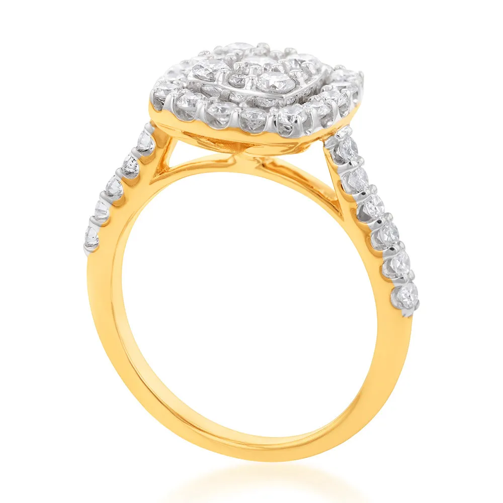 9ct Yellow Gold 1 Carat Luminesce Laboratory Grown Diamond Ring Shiels