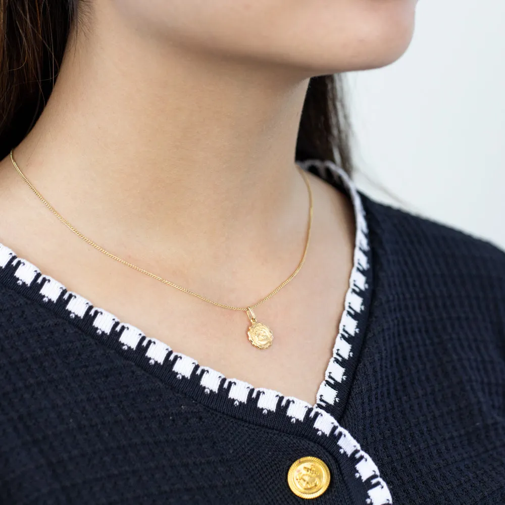 9ct Yellow Gold 12mm Pendant Shiels