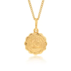9ct Yellow Gold 12mm Pendant Shiels