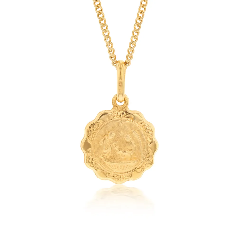 9ct Yellow Gold 12mm Pendant Shiels