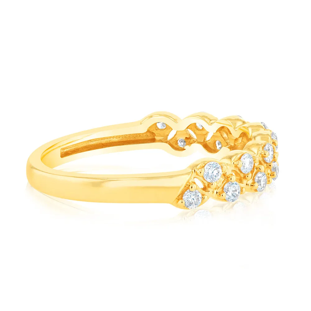 9ct Yellow Gold 1/4 Carat Luminesce Lab Grown Diamond Dress Ring Shiels